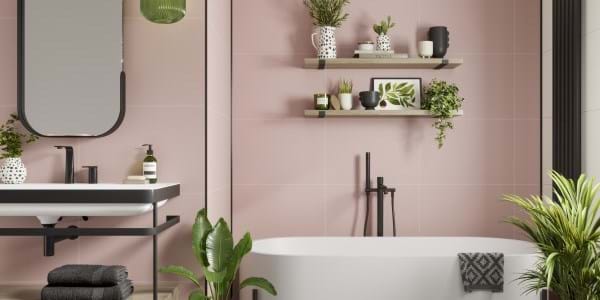 Antique Rose Tile 600 X 600